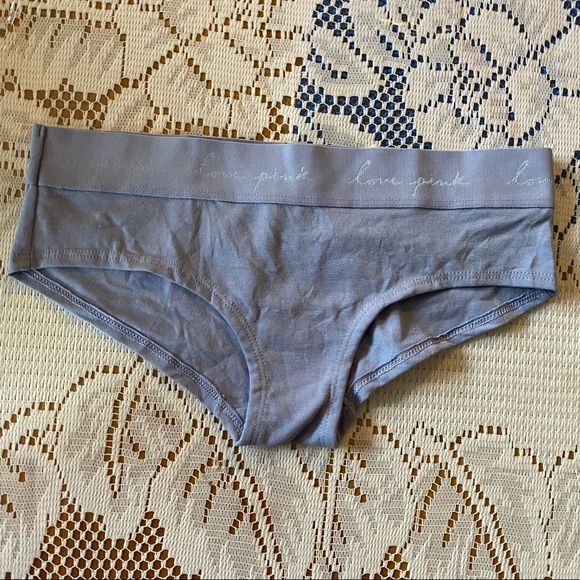 VS Pink • Lavender Logo Band Hipster Panty - Picture 2 of 8